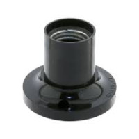 Патрон Е27 прямий (чорний)